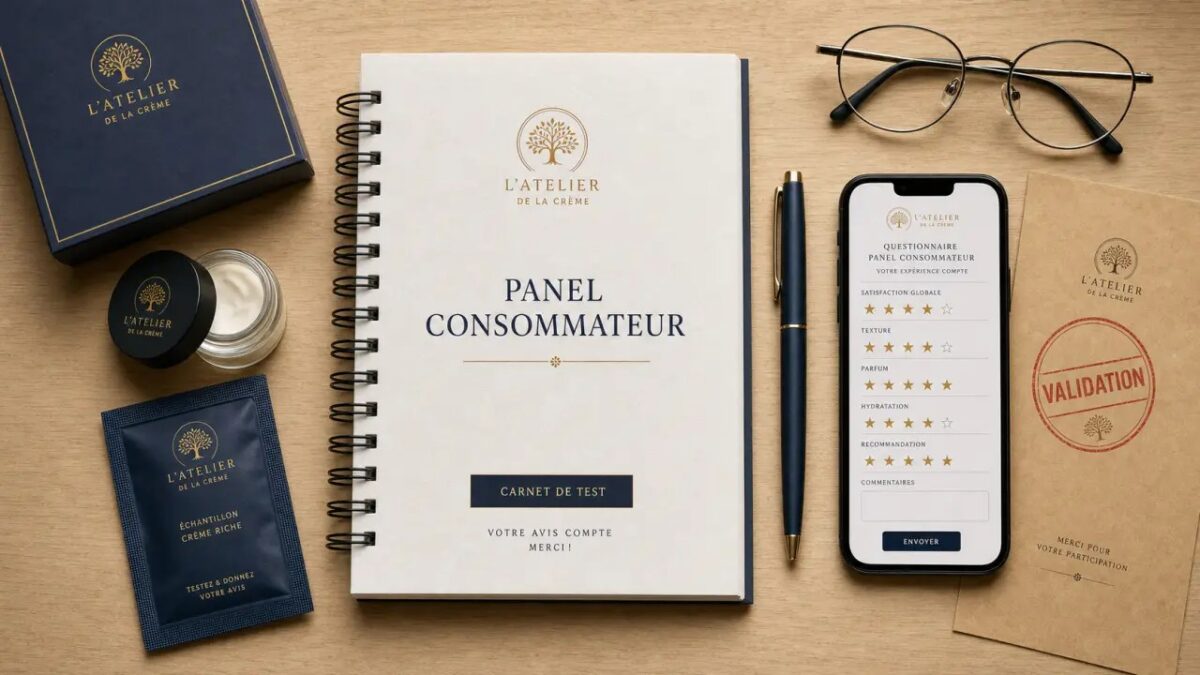Panéliste répondant à un sondage de consommateurs sur une tablette